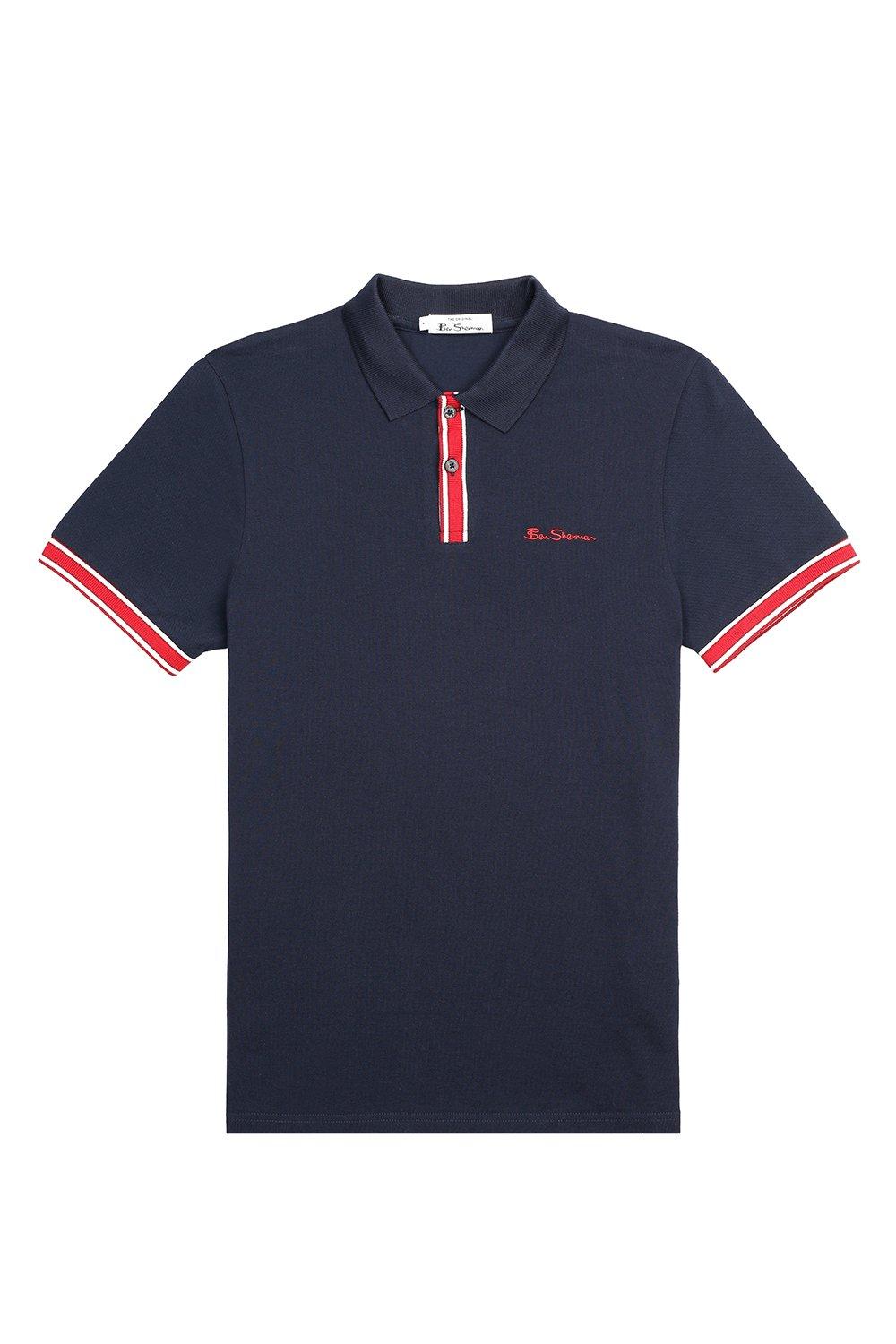 T-Shirts | Ben Sherman Mod Stripe Detail Polo | Ben Sherman
