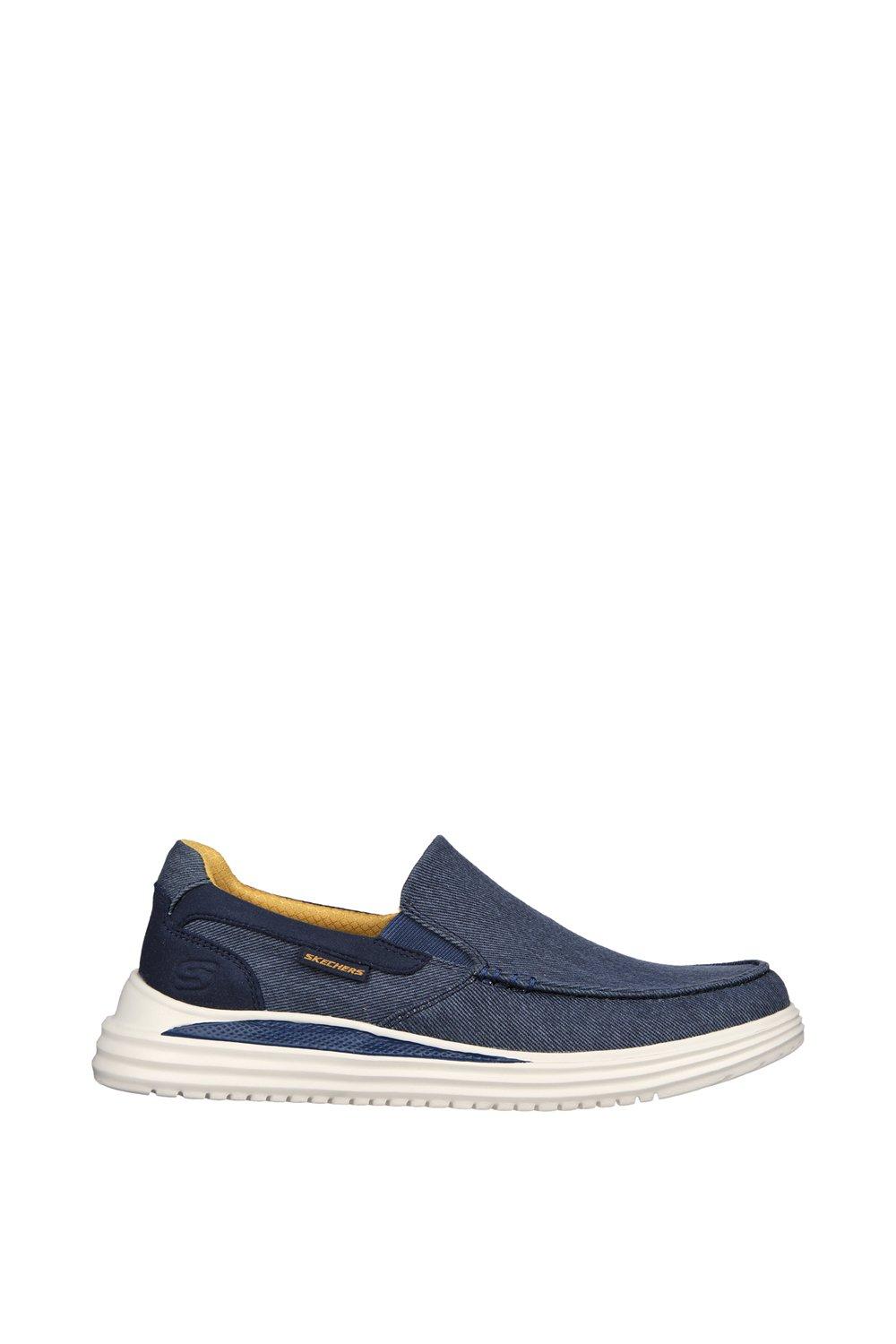 Skechers Proven Suttner Canvas Slip On | Debenhams