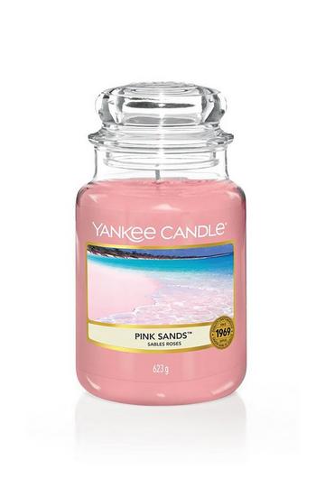 Pink Sands Large Candle Jar pink