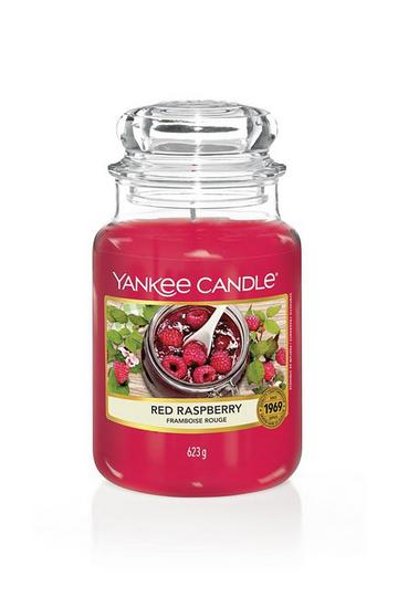 Red Red Raspberry Large Candle Jar