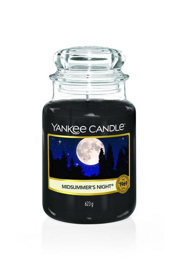 Midsummer's Night Large Candle Jar black