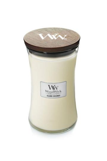 Island Coconut Large Candle cream