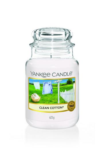 White Clean Cotton Large Candle Jar