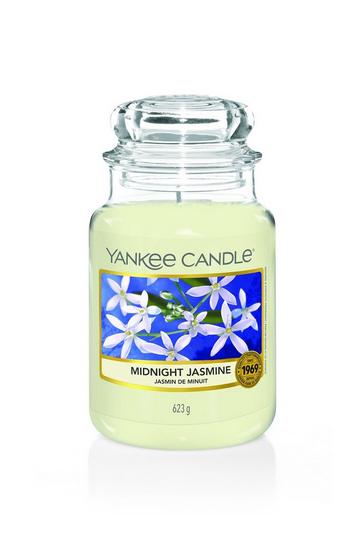 White Midnight Jasmine Large Candle Jar