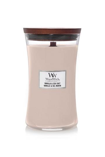 Vanilla & Sea Salt Large Candle pink