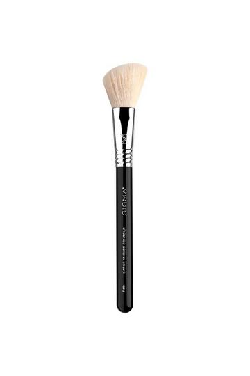 F40 - Large Angled Contour Brush black