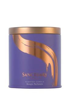 Sanctuary Spa blue Fig & Black Amber Candle