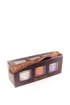 Lily Flame multi Christmas Candle Gift Set: Xmas Spice, Snowfall, Winter Wood