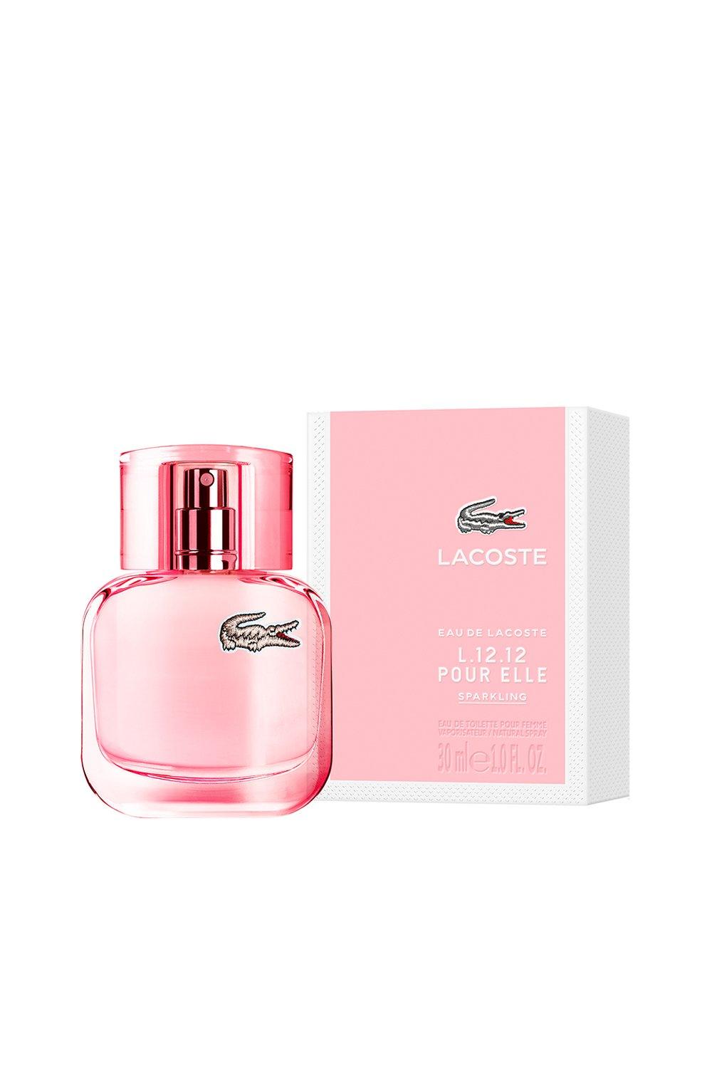 Лакосте розовые описание. Lacoste l.12.12 pour elle sparkling 90мл. Lacoste l.12.12 Eau Fraiche. Туалетная вода Lacoste l.12.12 sparkling pour elle. Лакосте женские ароматы 12.12.