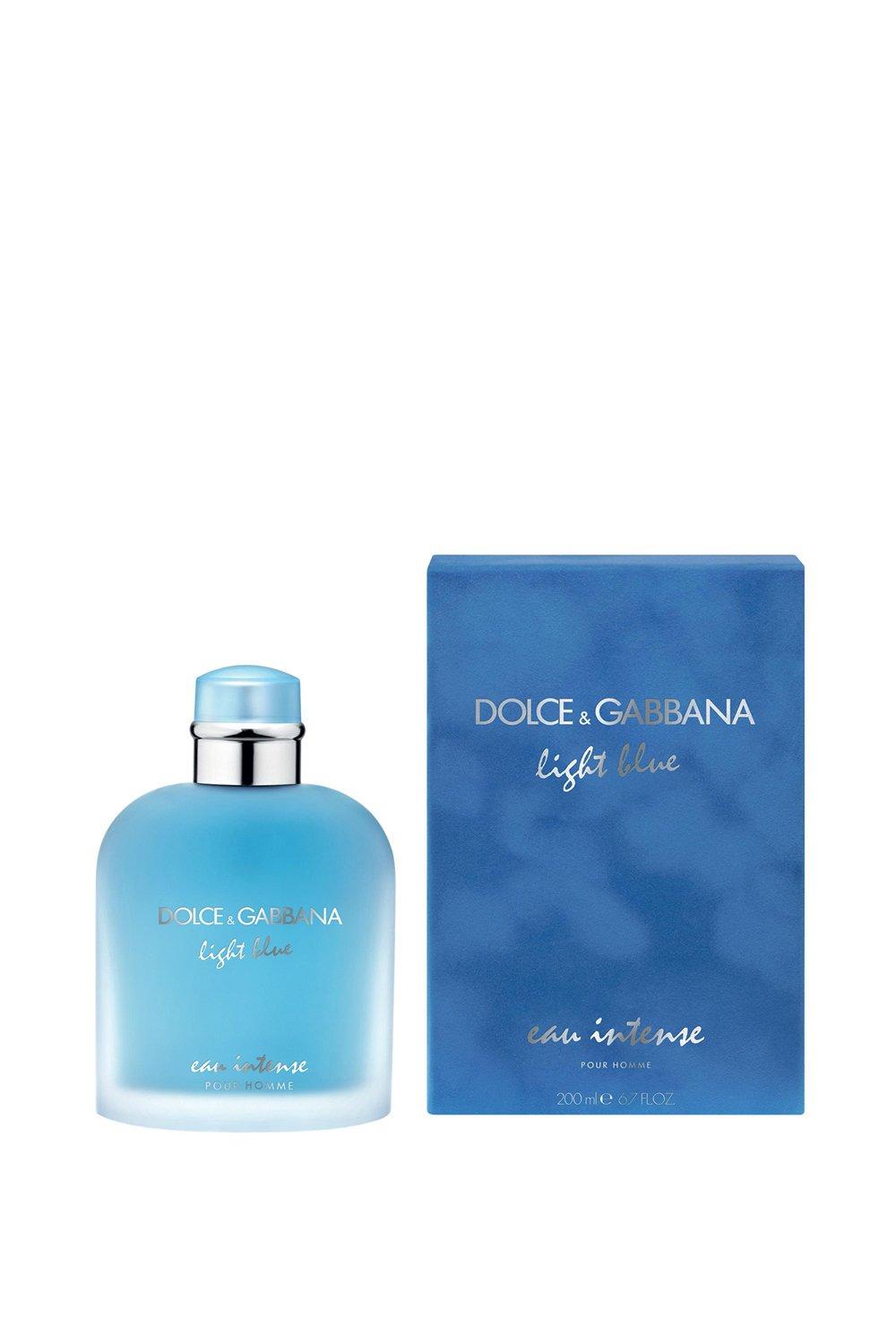 Dolce & Gabbana Light Blue Eau Intense Pour Homme Eau de Parfum 200ml |  Debenhams