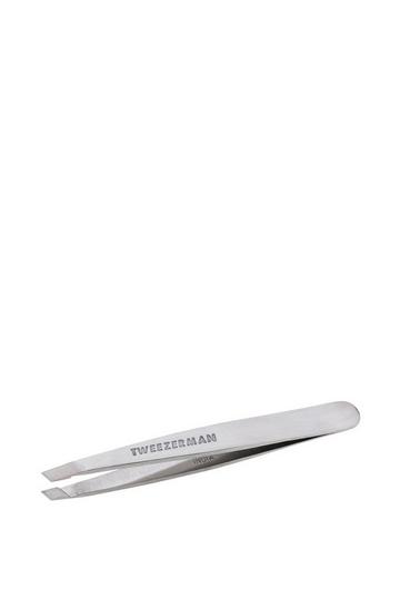 Mini Slant Tweezer silver