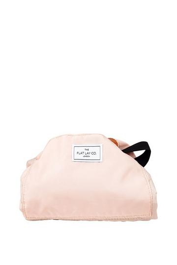 XXL Blush Pink Open Flat Makeup Bag pink