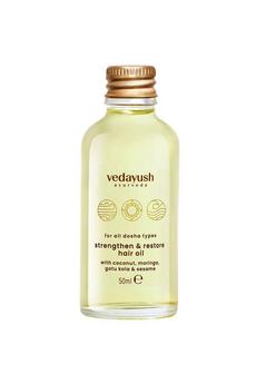 Vedayush misc Strengthen & Restore Hair Oil with Coconut, Moringa, Gotu Kola & Sesame 50ml