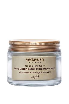 Vedayush misc Face Ubtan Exfoliating Face Mask with Coconut, Moringa & Aloe Vera 40g