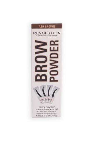 Brow Powder Stamp & Stencil Kit ash brown