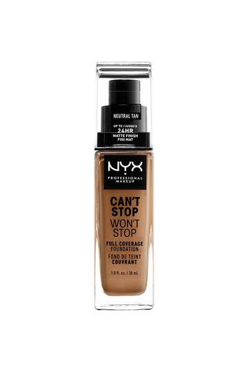 Can't Stop Won't Stop Full Coverage Foundation neutral tan