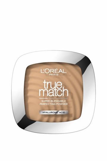 True Match Powder Foundation with Hyaluronic Acid golden beige