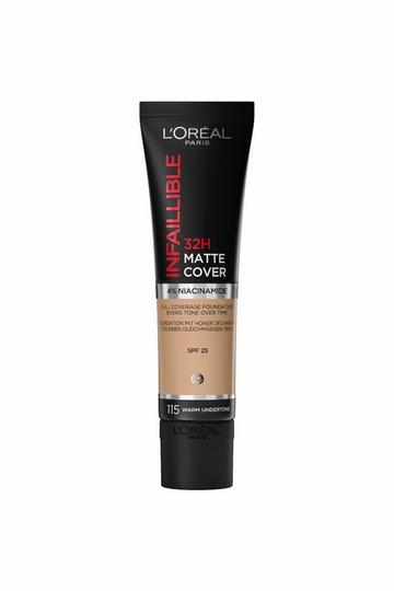 Infallible 32H Matte Cover Liquid Foundation golden beige