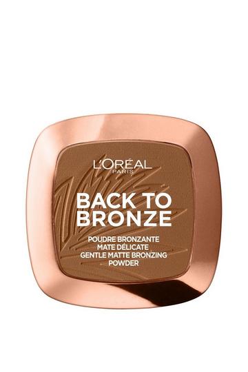 Back To Bronze Matte Bronzing Pressed Powder back to bronze