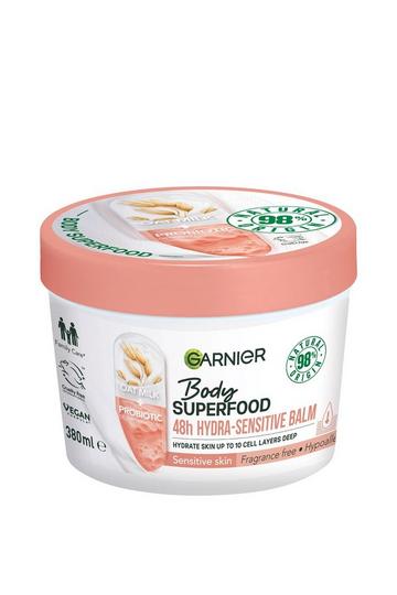 Garnier Body Superfood, Hydra Sensitive Body Cream, with Oat Milk & Probiotic Derived Fractions multi