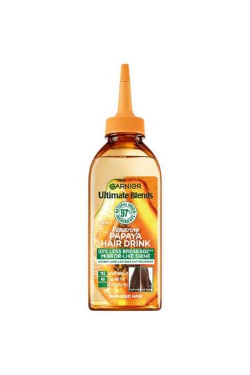 Garnier Ultimate Blends Repairing Papaya Hair Drink Liquid Conditioner For Damaged Hair multi