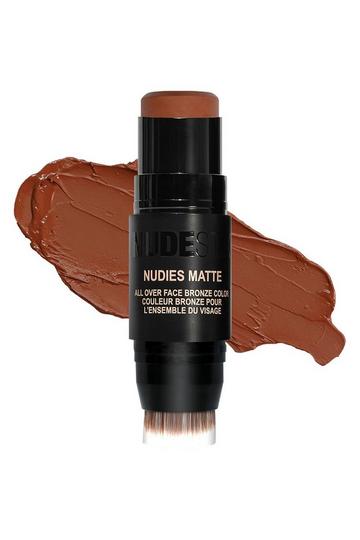 Nudies All Over Face Matte Bronze deep maple eh