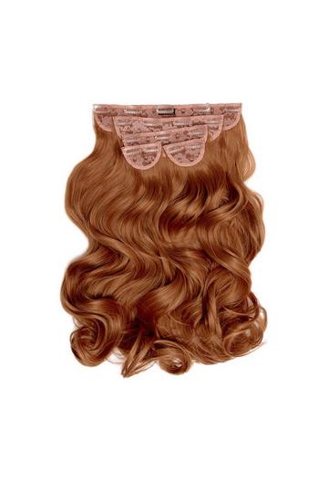 Super Thick 22" 5 Piece Curly Clip In Extensions mixed auburn