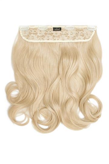 Thick 16 1 Piece Curly Clip In Hair Extensions light blonde