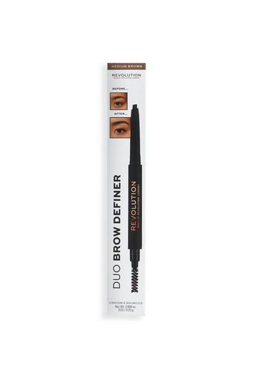 Brown Duo Brow Definer Pencil Medium Brown