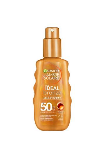 Ambre Solaire Ideal Bronze Milk-In Tanning Spray SPF50 multi