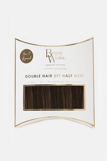 18" Double Hair Set Weft Clip-In Extensions dubai