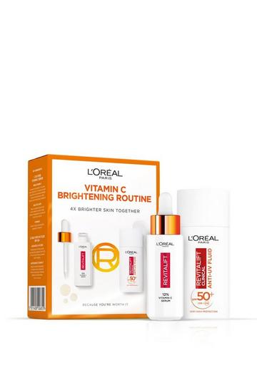 Revitalift Clinical 12% Pure Vitamin C Serum & SPF 50+ Invisible Fluid; Duo for Face multi