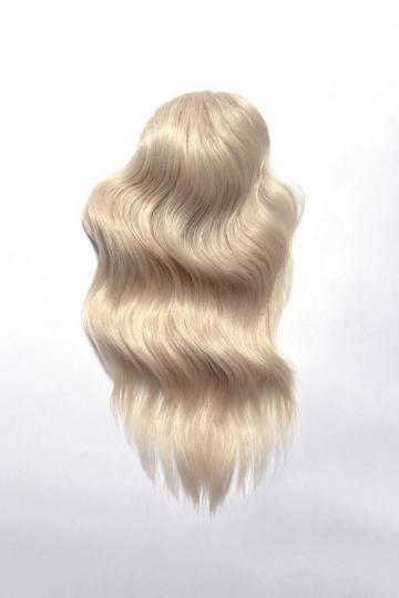 Brushed Out Wave 16inch Claw Clip Pony light blonde