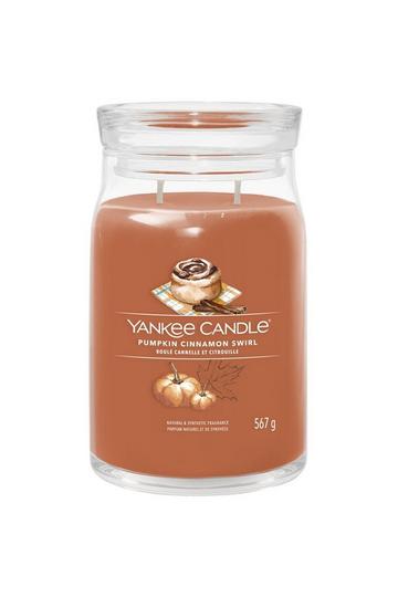 Pumpkin Cinnamon Swirl Signature Large Jar Candle multi