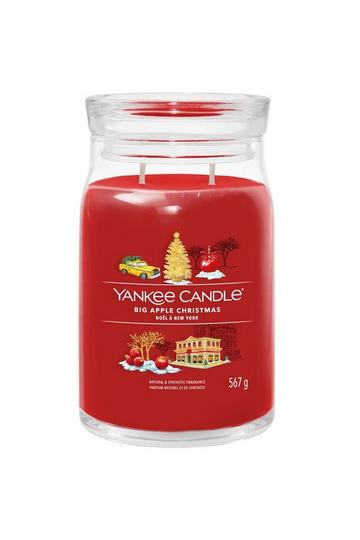 Signature large jar big apple christmas multi