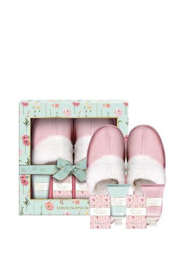 Royale Garden Rose, Poppy & Vanilla Luxury Slipper Gift Set multi