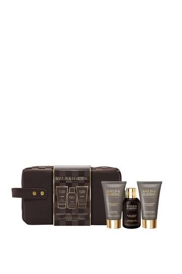 Black Pepper & Ginseng Men's Luxury Wash Bag Gift Set multi