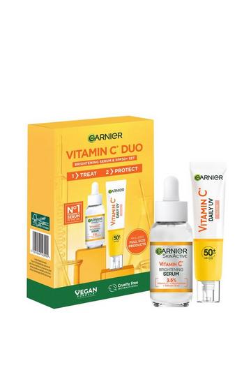 Vitamin C* Brightening Routine - Serum + Daily UV Glow Fluid multi