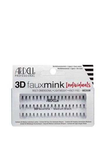 3D Faux Mink Individuals - Medium black