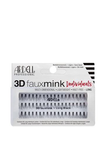 3D Faux Mink Individuals - Long black