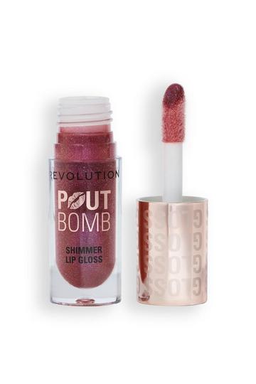 Pout Bomb Shimmer Lip Gloss berry lustre