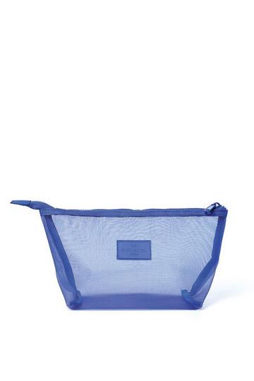 Mesh Essential Makeup Pouch - Cobalt Blue multi