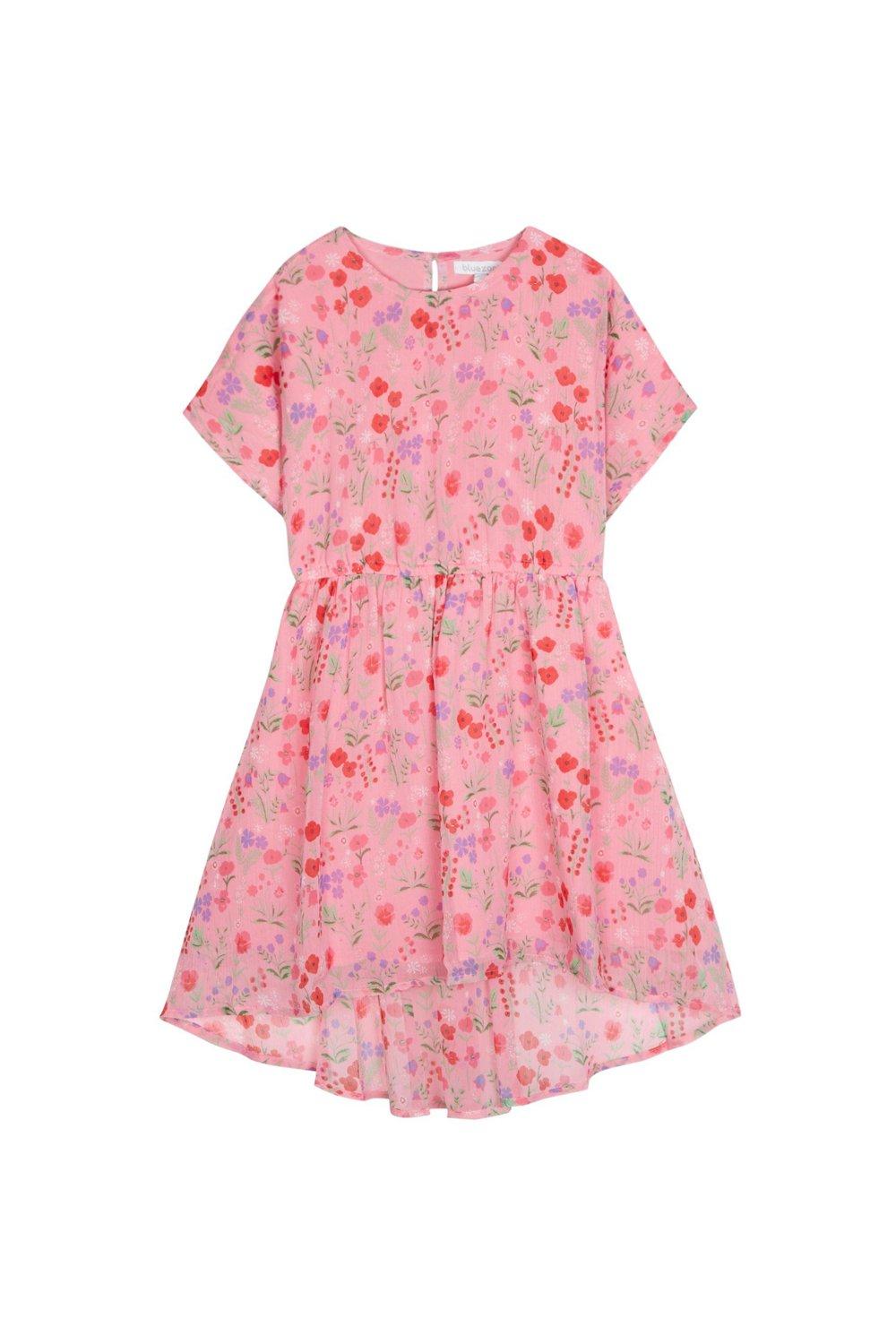 Blue Zoo Girls Pink Floral Print Dress | Debenhams