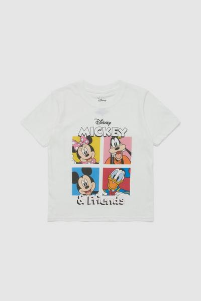 Blue Zoo white Younger Girls Mickey And Friends Tee