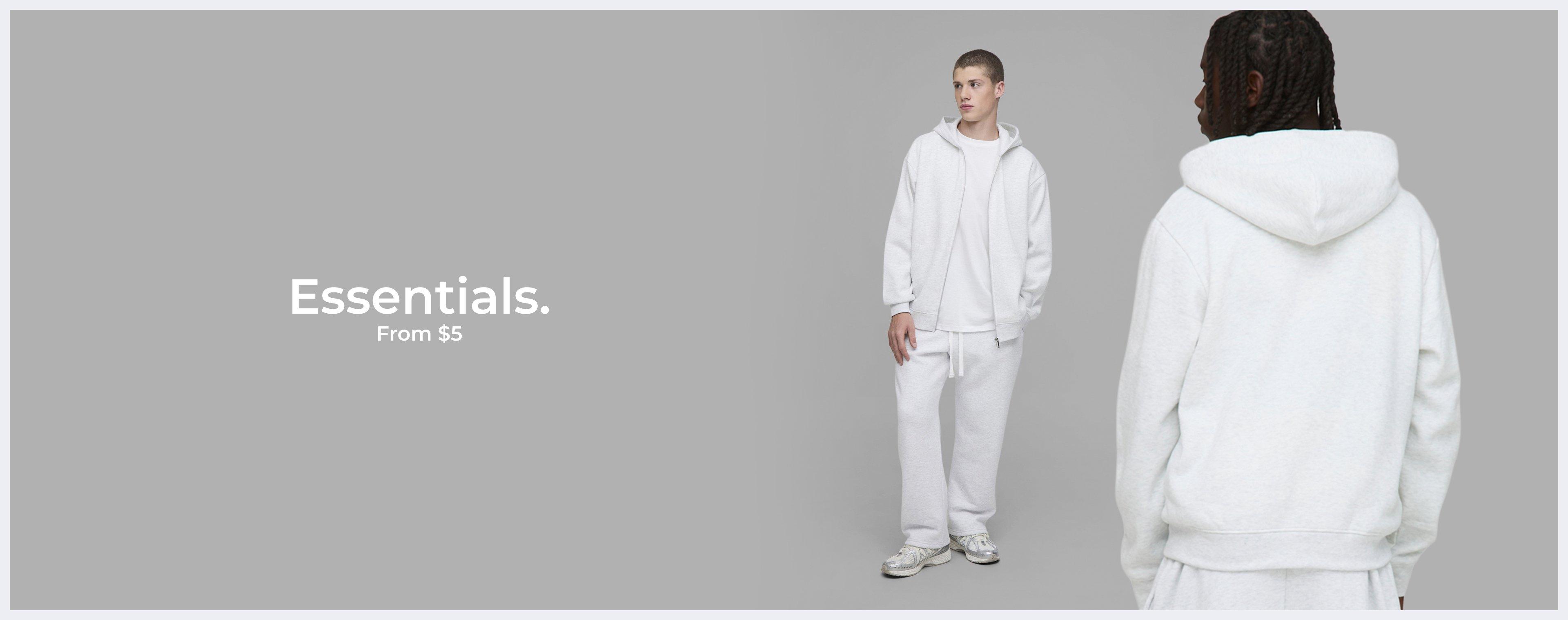 boohoo MAN ウォッシュド Tシャツ & ジョガー セットアップ boohoo◇ウォッシュド Tシャツ & ジョガー ロング セット 送料込