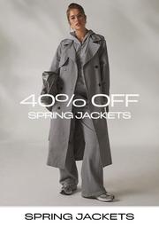 40% off Spring Jackets