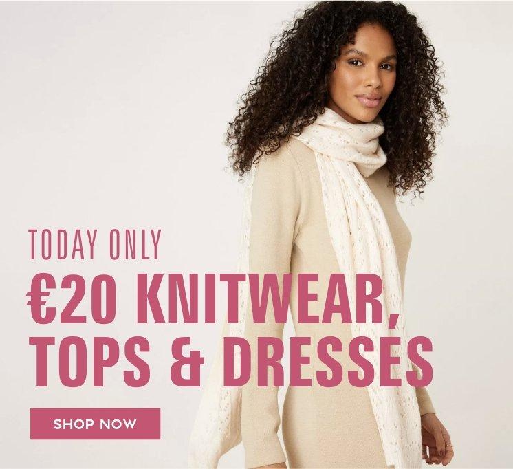 20 Knitwear, Tops & Dresses