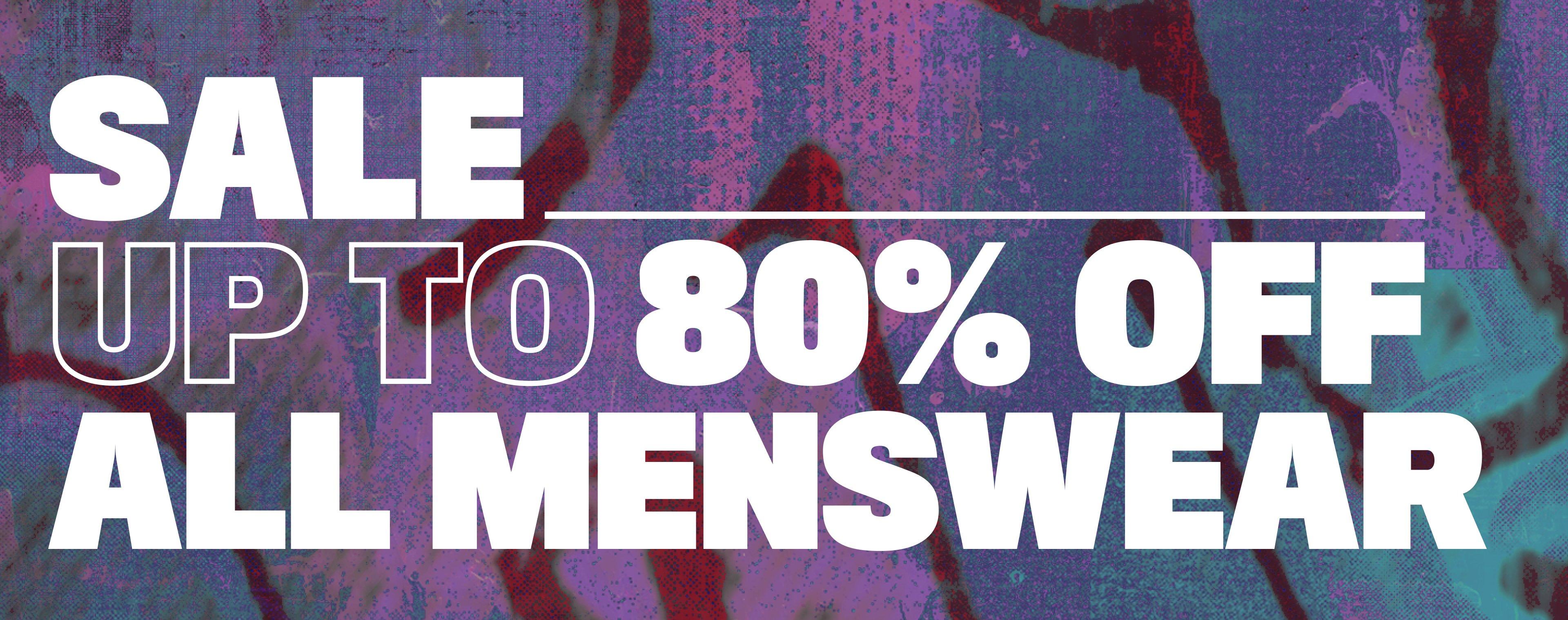 Menswear sale store