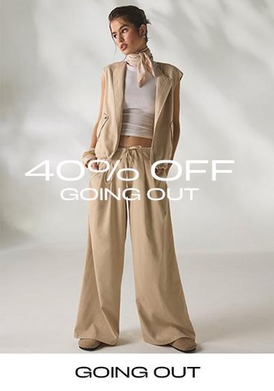 40% off Going Out