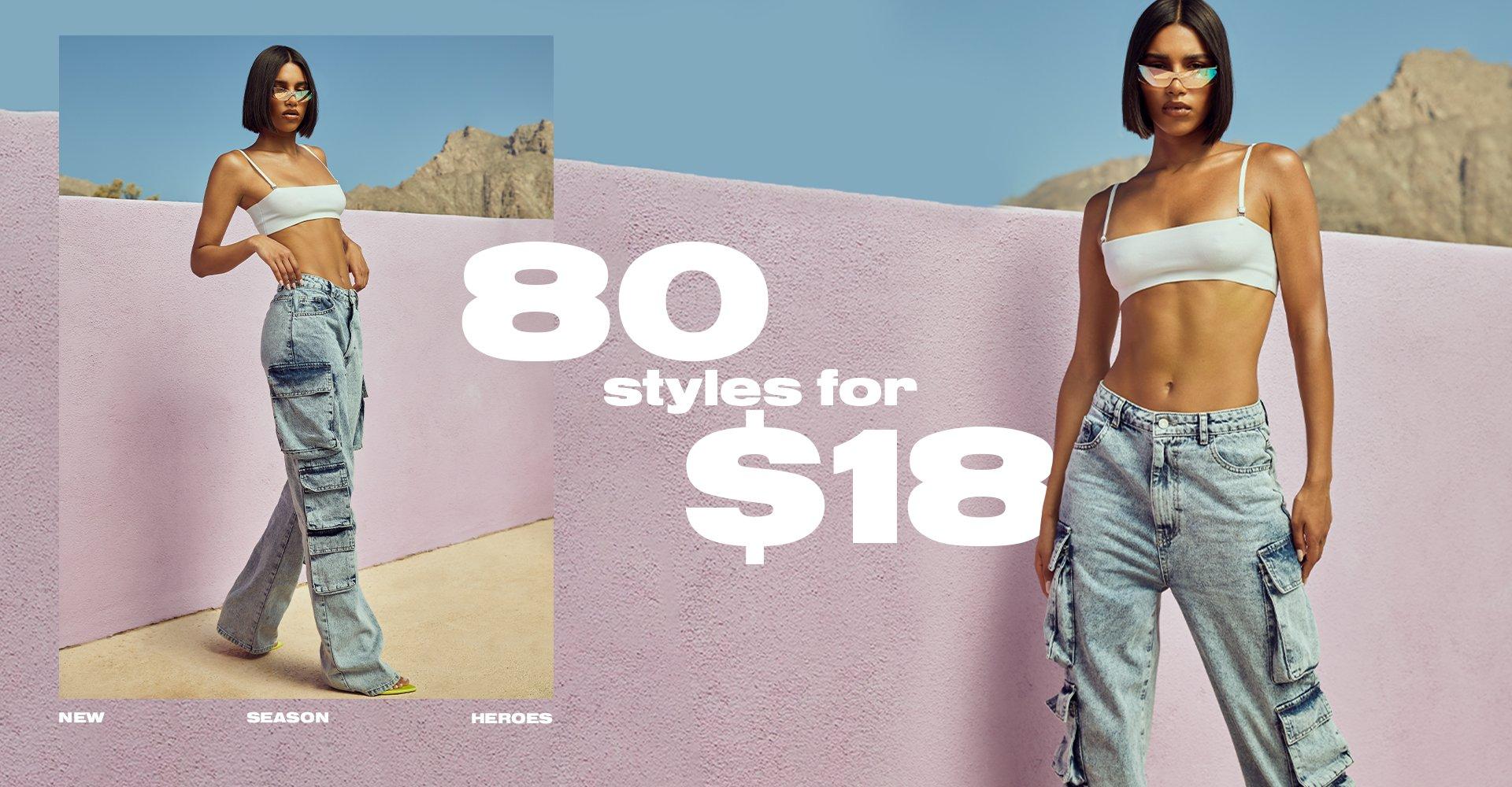80 styles from $18